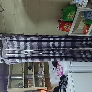 Pajama bottoms inseam 30"  really silky soft never worn